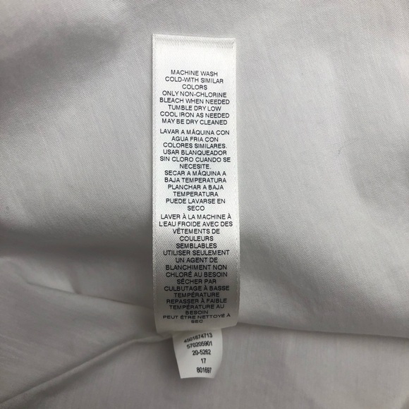 White House Black Market (WHBM) Mock Neck Sleeveless Fit & Flare Tunic Top White - Picture 8 of 10